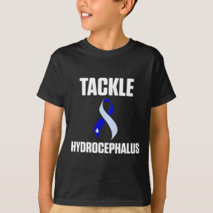 Hydrocephalus Survivor Tackling Awareness Warrior  T-Shirt
