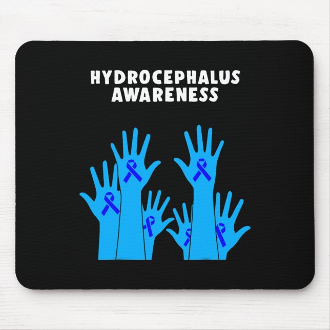 Hydrocephalus Survivor Therapeutic Awareness Warri Mouse Mat (Front)