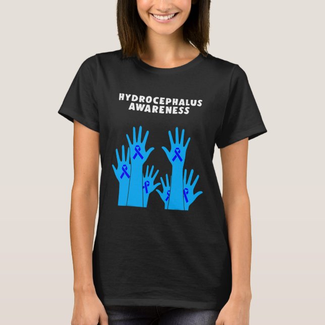 Hydrocephalus Survivor Therapeutic Awareness Warri T-Shirt (Front)