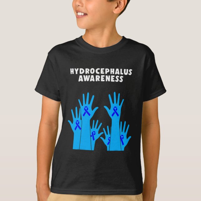 Hydrocephalus Survivor Therapeutic Awareness Warri T-Shirt (Front)