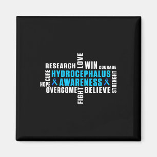 Hydrocephalus Survivor Treating Awareness Warrior Magnet