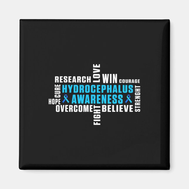 Hydrocephalus Survivor Treating Awareness Warrior  Magnet (Front)