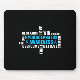 Hydrocephalus Survivor Treating Awareness Warrior  Mouse Mat