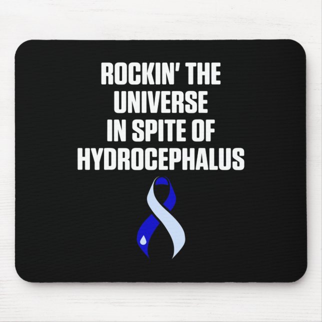 Hydrocephalus Survivor Universe Awareness Warrior  Mouse Mat (Front)