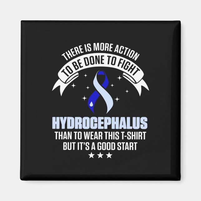 Hydrocephalus Survivor Wear Awareness Warrior  Magnet (Front)