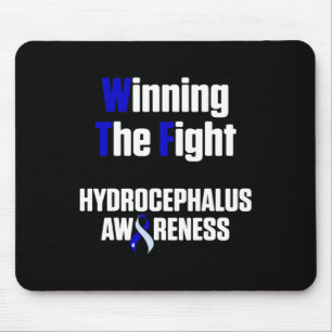 Hydrocephalus Survivor Winning Awareness Warrior Mouse Mat