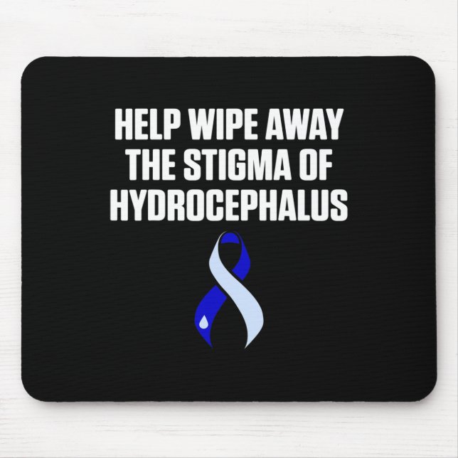 Hydrocephalus Survivor Wipe Awareness Warrior  Mouse Mat (Front)