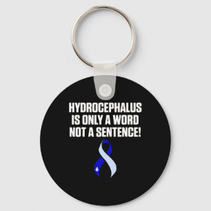 Hydrocephalus Survivor Word Awareness Warrior  Key Ring