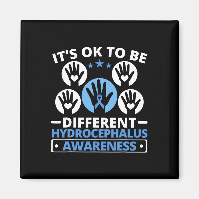 Hydrocephalus Warrior Brain Tumour Hydrocephalus A Magnet (Front)