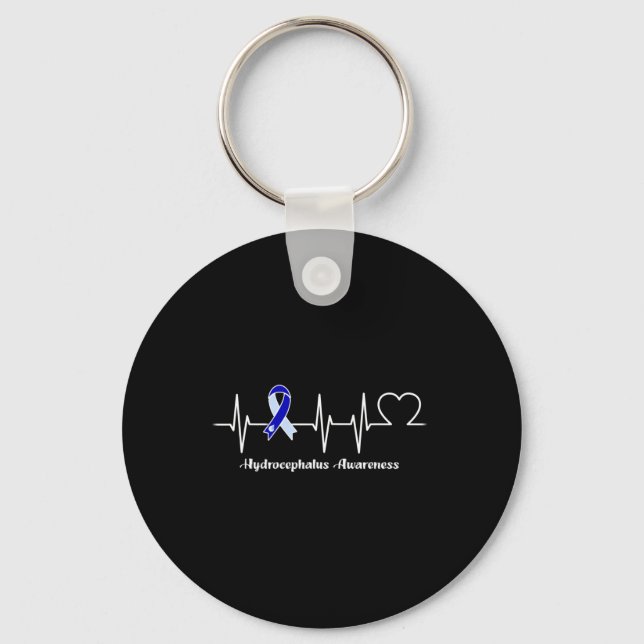 Hydrocephalus Warrior  Key Ring (Front)