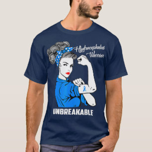 Hydrocephalus Warrior Unbreakable  Awareness T-Shirt