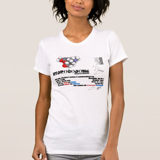 Hydrocodone Drug White Shirt (Front)