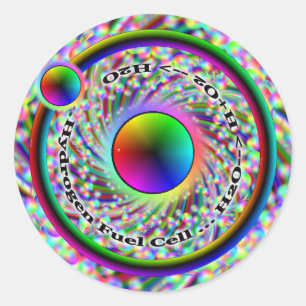 Hydrogen Fuel Cell Sticker