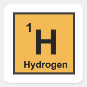 Hydrogen Sticker