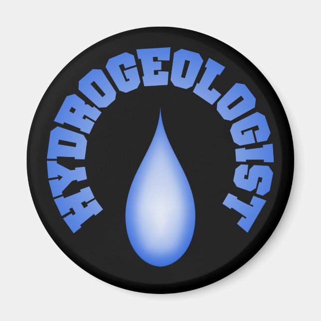 Hydrogeologist Magnet (Front)