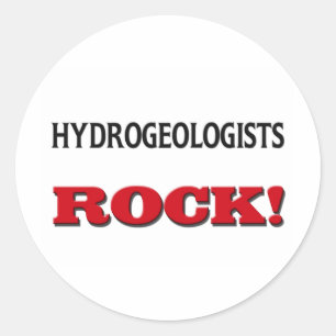 Hydrogeologists Rock Classic Round Sticker