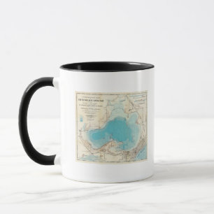 Hydrographic map Lake Mendota Mug