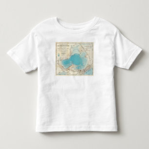 Hydrographic map Lake Mendota Toddler T-Shirt