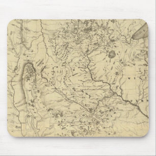 Hydrographical Basin of Mississippi River Mouse Mat