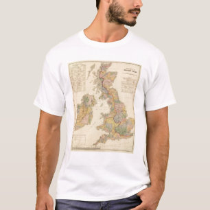 Hydrographical map, British Isles T-Shirt