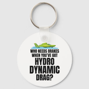 Hydroplane Racing Hydrodynamic Brakes Not Included Key Ring