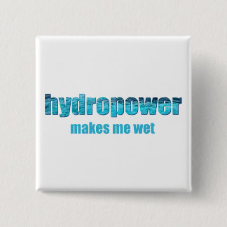 Hydropower Wet! 15 Cm Square Badge