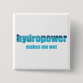 Hydropower Wet! 15 Cm Square Badge