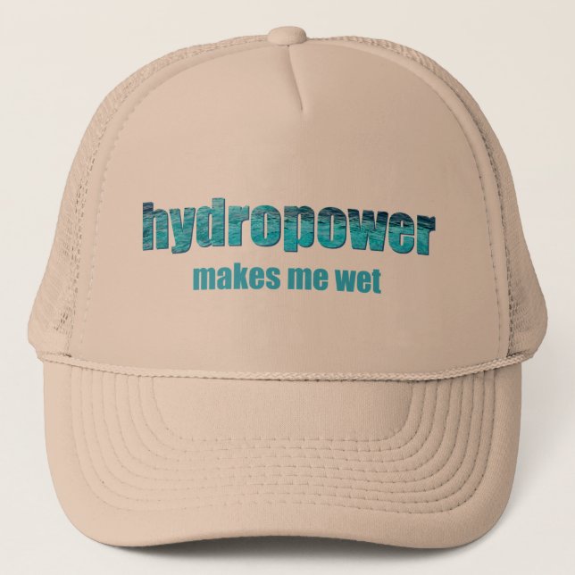 Hydropower Wet! Trucker Hat (Front)