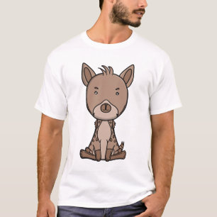 Hyena Adorable Kawaii Safari Animal T-Shirt