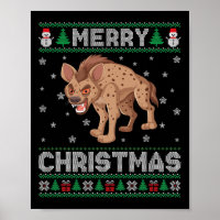 Hyena Animal Men Women Kids Ugly Christmas Sweater