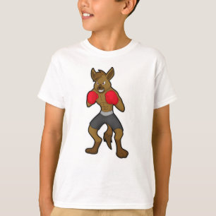 Hyena at Boxing with Boxing gloves T-Shirt