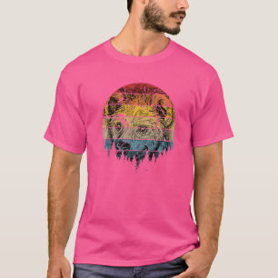 Hyena  Chow Chow Boys Girls Vintage Retro T-Shirt