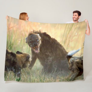 HYENA FLEECE BLANKET