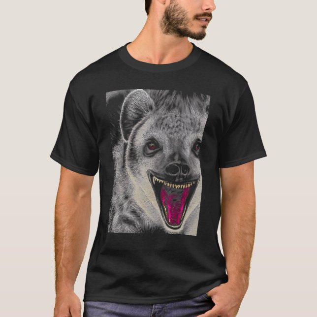 Hyena Gape Hyaena T-Shirt (Front)