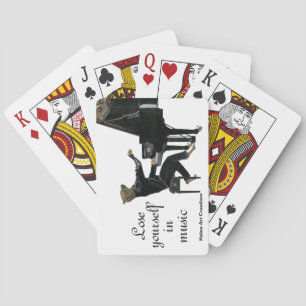 Hyena Piano Music Fantasy Art Playing Cards