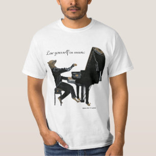 Hyena Piano Music Player Fantasy Art shirts