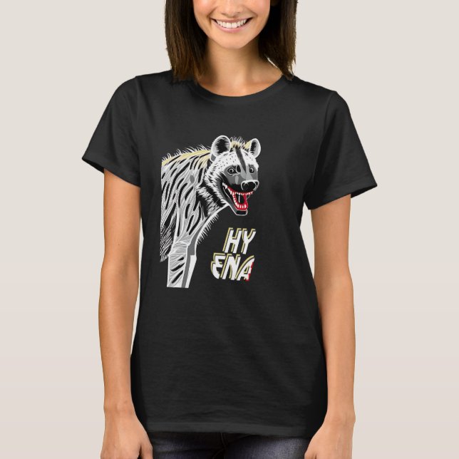 Hyena Spotted Hyaena T-Shirt (Front)