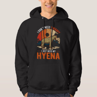Hyena Therapy Aardwolf Striped Hyena Hoodie