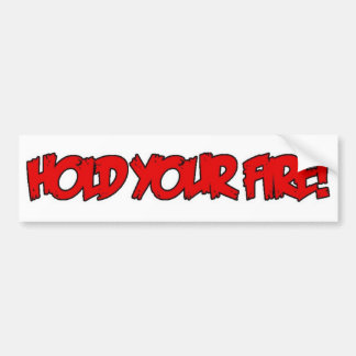 HYF! Bumper Sticker White