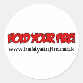 HYF! White Sticker