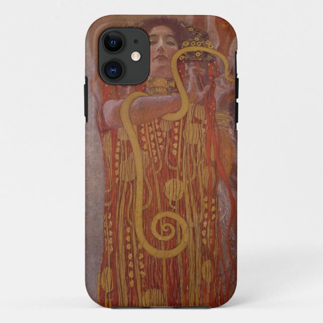 Hygeia by Gustav Klimt Case-Mate iPhone Case (Back)