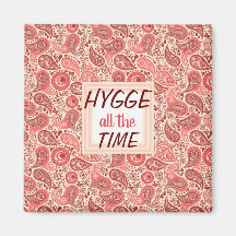 HYGGE all the Time Cosy Pink Paisley