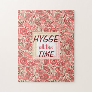 HYGGE all the Time Pink Floral Jigsaw Puzzle