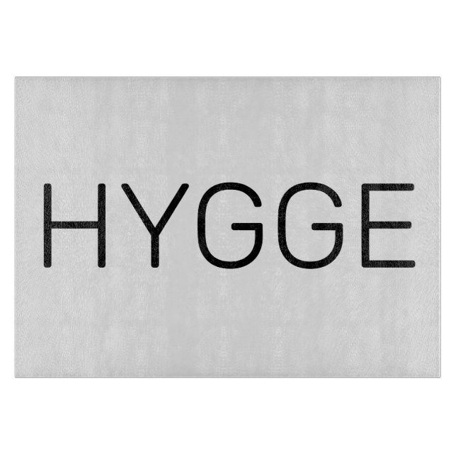 Hygge Black Cutting Board (Front)