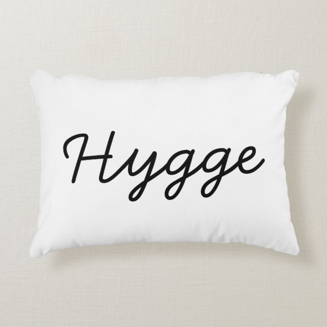 Hygge Black Elegant Decorative Cushion (Front)