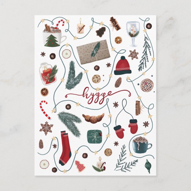 Hygge Christmas Collection Postcard (Front)