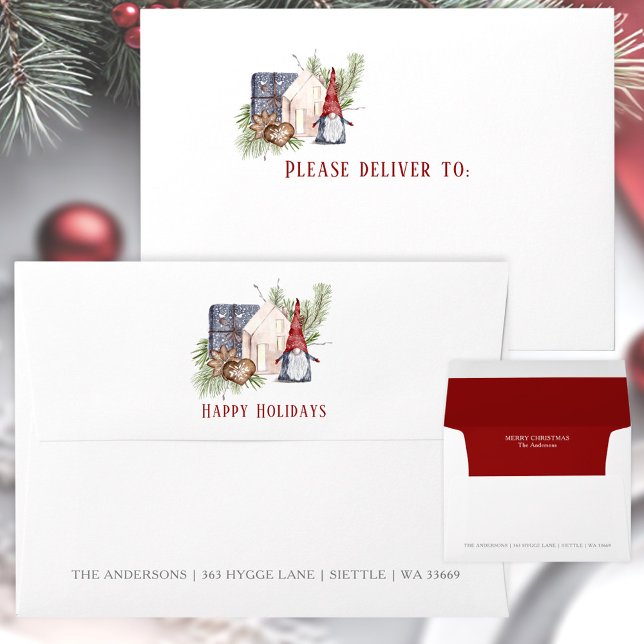 Hygge Christmas Nordic Holidays Envelope (Hygge Christmas Nordic Holidays Envelope)