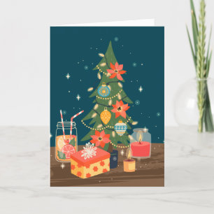 Hygge Christmas Tree Holiday Card