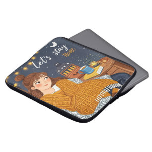 Hygge Cosy Candlelight Night Celebrate Laptop Sleeve
