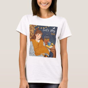 Hygge Cosy Candlelight Night Celebrate  T-Shirt